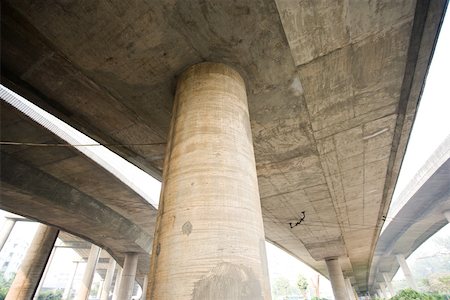 Overpass, low angle view Stock Photo - Premium Royalty-Free, Code: 696-03395056