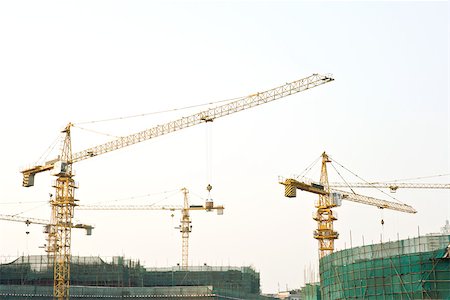 safety net - Buildings undergoing renovation Stock Photo - Premium Royalty-Free, Code: 696-03395125