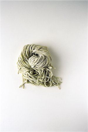 spinach pasta - Fresh linguini pasta, high angle view Stock Photo - Premium Royalty-Free, Code: 696-03395294