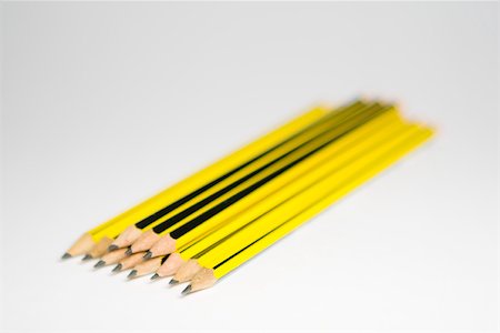 pencil and object - Stacked pencils, close-up Stock Photo - Premium Royalty-Free, Code: 696-03395643