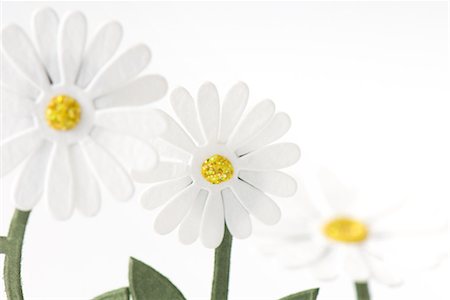 daisy cutout - Craft daisies Stock Photo - Premium Royalty-Free, Code: 696-03395815