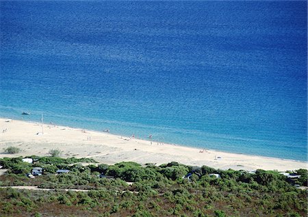 simsearch:696-03398062,k - France, Corsica, beach and blue sea, aerial view Foto de stock - Sin royalties Premium, Código: 696-03397538