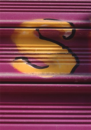 S,text,painted. Foto de stock - Sin royalties Premium, Código: 696-03397742