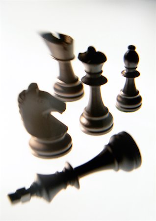 Pièces d'échecs Photographie de stock - Premium Libres de Droits, Code: 696-03398095