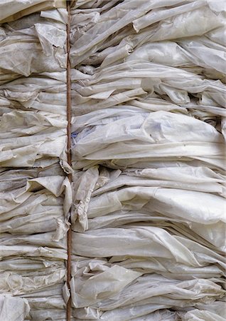 polythene - Pile of clear plastics bound together Stock Photo - Premium Royalty-Free, Code: 696-03398434