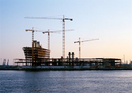 simsearch:696-03398616,k - Construction site by sea Stock Photo - Premium Royalty-Free, Code: 696-03398536