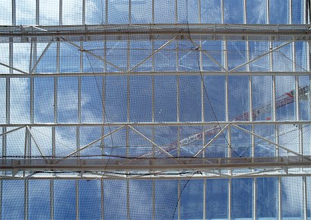 photo of civil engineering scaffolding - Metallic frame Stock Photo - Premium Royalty-Free, Code: 696-03398533