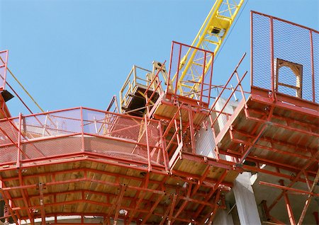 simsearch:696-03398616,k - Scaffoldings, low angle view Stock Photo - Premium Royalty-Free, Code: 696-03398560