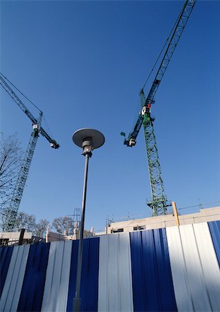 simsearch:696-03398616,k - Cranes, low angle view Stock Photo - Premium Royalty-Free, Code: 696-03398616