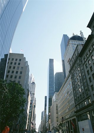 United States, New York, skyscrapers, low angle view Stock Photo - Premium Royalty-Free, Code: 696-03399061