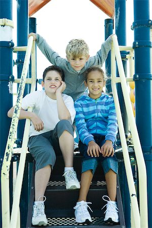 Children on playground equipment Stock Photo - Premium Royalty-Free, Code: 696-03393985