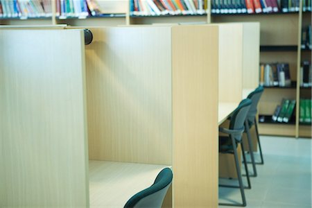 Library cubicle, cropped view Stock Photo - Premium Royalty-Free, Code: 696-03401904