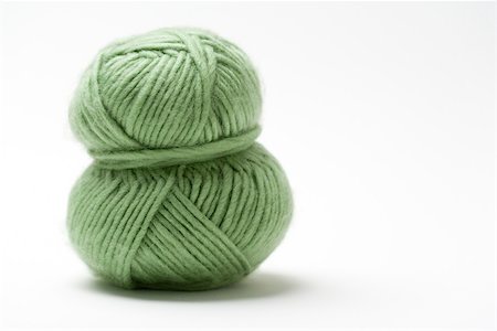 Écheveau de laine vert, gros plan Photographie de stock - Premium Libres de Droits, Code: 696-03402899