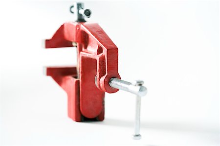 Metal vise, close-up Stock Photo - Premium Royalty-Free, Code: 696-03402892