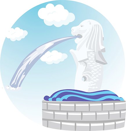 singapore nobody - Illustration Stock Photo - Premium Royalty-Free, Code: 690-06189923