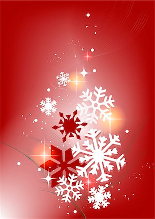 snowflake - digital background Foto de stock - Sin royalties Premium, Código: 690-03201760