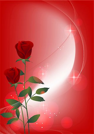 roses background - digital background Stock Photo - Premium Royalty-Free, Code: 690-03201815