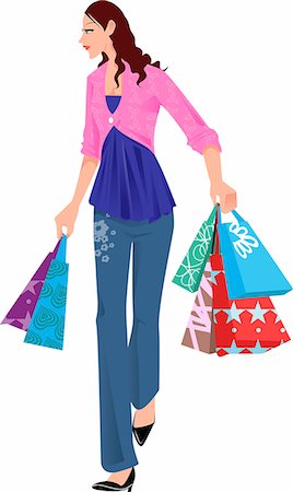 Shopping cartoon Stock Photos - Page 1 : Masterfile Shopping cartoon Stock Photos - Page 1 : Masterfile