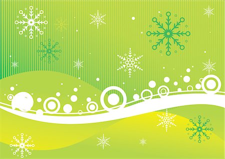 snowflake - Digital composite background Foto de stock - Sin royalties Premium, Código: 690-03235455