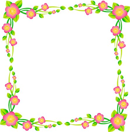 Blume-frame Stockbilder - Premium RF Lizenzfrei, Bildnummer: 690-03474981