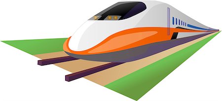 bullet train Fotografie stock - Premium Royalty-Free, Codice: 690-03475561