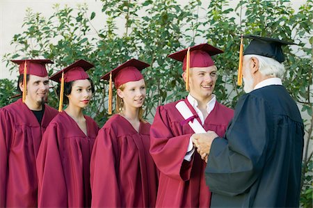 simsearch:693-06014222,k - Graduates in line for degree outside Stock Photo - Premium Royalty-Free, Code: 693-06014224