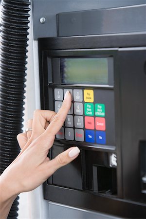 Fuel pump payment kiosk Stock Photo - Premium Royalty-Free, Code: 693-06015543