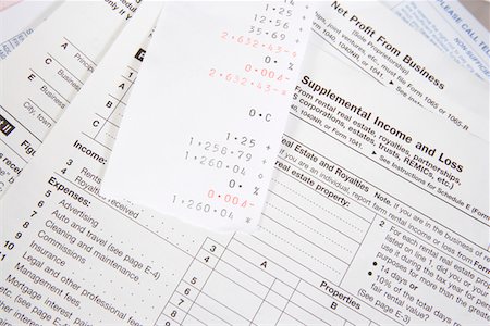 formed - Tax Forms Stock Photo - Premium Royalty-Free, Code: 693-06020034