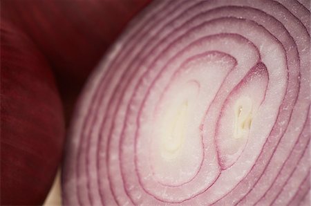 Cross section of red onion, close-up Foto de stock - Sin royalties Premium, Código: 693-06020250
