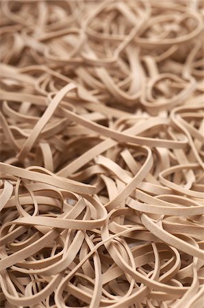 elastic - Heap of white rubber bands Stock Photo - Premium Royalty-Free, Code: 693-06020320