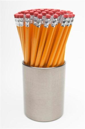 simsearch:693-06020376,k - New pencils in container Foto de stock - Sin royalties Premium, Código: 693-06020344