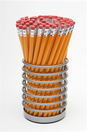spiral - New pencils in container Stock Photo - Premium Royalty-Free, Code: 693-06020342