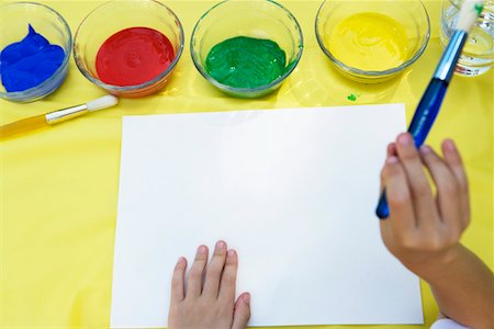 Child Painting Stock Photo - Premium Royalty-Free, Code: 693-06020718