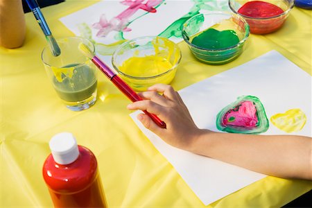 Children Painting Stock Photo - Premium Royalty-Free, Code: 693-06020728