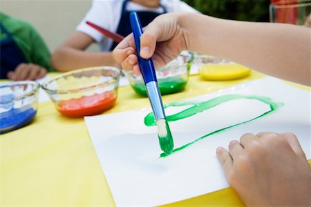 Children Painting Stock Photo - Premium Royalty-Free, Code: 693-06020720