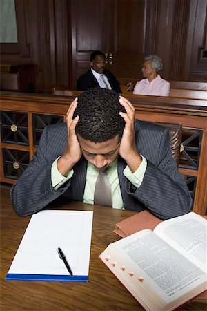 simsearch:693-03304499,k - Male solicitor working in court Stock Photo - Premium Royalty-Free, Code: 693-06020958