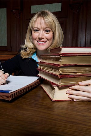 defense lawyer - Woman working in court, portrait Stock Photo - Premium Royalty-Free, Code: 693-06020970