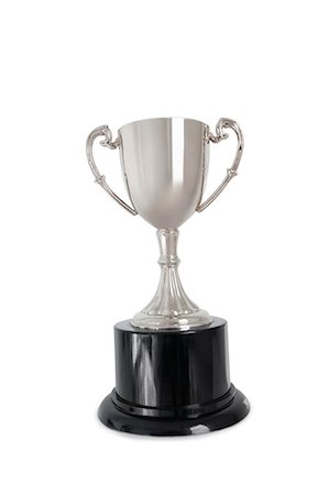 simsearch:693-06325252,k - Winning trophy over white background Foto de stock - Sin royalties Premium, Código: 693-06325208