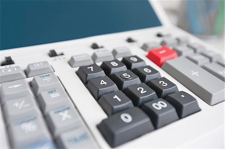 Close-up of calculator Stock Photo - Premium Royalty-Free, Code: 693-06325226