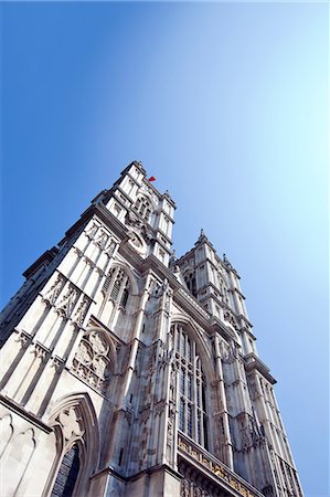 simsearch:700-03556808,k - Westminster Abbey and Blue Sky Foto de stock - Sin royalties Premium, Código: 693-07444394