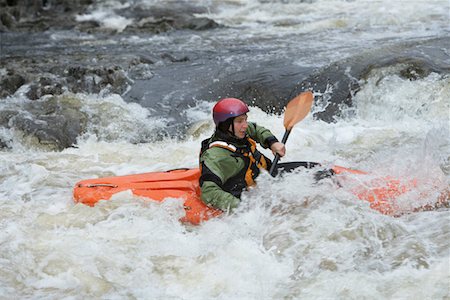 stromschnelle - Mann Kajak in Fluss Stockbilder - Premium RF Lizenzfrei, Bildnummer: 693-03308482