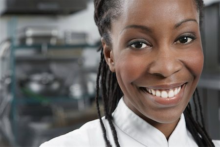 Female chef, close-up, portrait Stock Photo - Premium Royalty-Free, Code: 693-03308879