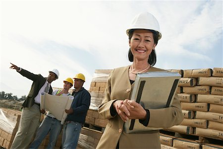 Surveyors on Construction Site Stock Photo - Premium Royalty-Free, Code: 693-03300008