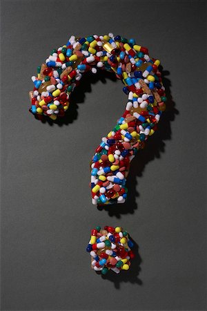 colorful question mark background