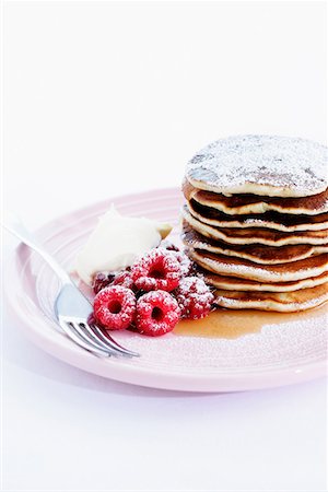 pancake breakfast - Pancakes Foto de stock - Sin royalties Premium, Código: 693-03314639
