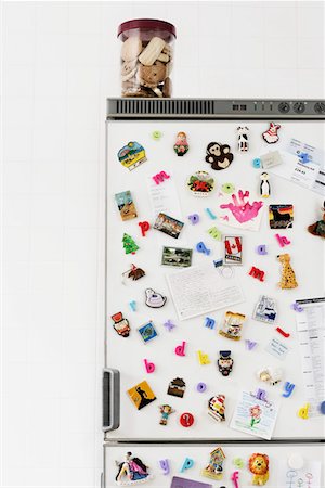 refrigerator door - Cookies on top of fridge Stock Photo - Premium Royalty-Free, Code: 693-03314641