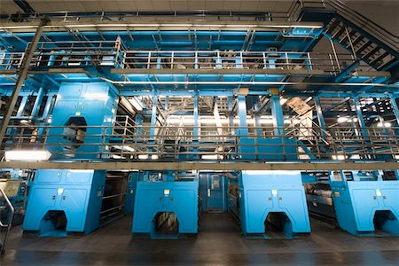 press manufacture - Newspaper factory interior Stock Photo - Premium Royalty-Free, Code: 693-03315488
