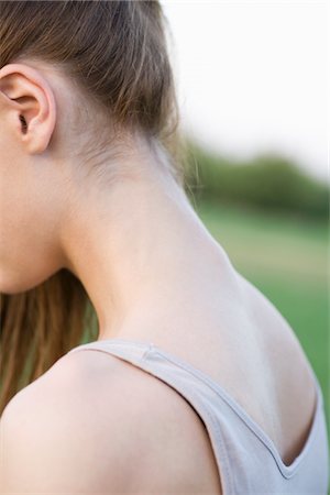 Close up of girl's neck Stock Photo - Premium Royalty-Free, Code: 693-03317621