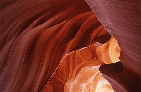 Formation rocheuse Antelope Canyon, en Arizona, USA Photographie de stock - Premium Libres de Droits, Code: 693-03311311
