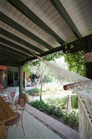 simsearch:693-03312402,k - Cyprus, veranda and courtyard of colonial style Mediterranean townhouse Stock Photo - Premium Royalty-Free, Code: 693-03312379